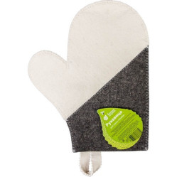 Рукавица для сауны Комби "Банные штучки", войлок
