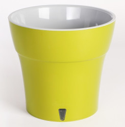 Кашпо Дали 1,2л оливковый-серый