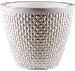 Кашпо Ротанг 3л белый/белый (КШ-7953)