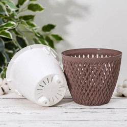 Кашпо Версаль 1,6л мокко (КШ-9007)