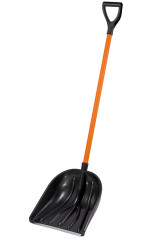 Лопата снеговая ЦИКЛ Стандарт Купец с металл.черенком и V-ручкой арт.6996-00