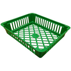 Корзина для луковичных квадратная 29,5*24,5, зеленая (Г.Сити)