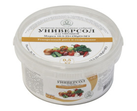 Универсол Овощной 16-5-25+3,4Mg+мэ (ведро 500гр.)