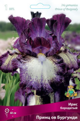 Ирис бородатый Принц ов Бургунди (1шт./уп.) (Солн.Сад)