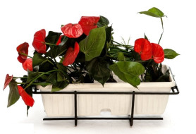 Подставка балконная раздвижная под ящик 50см. 12-074