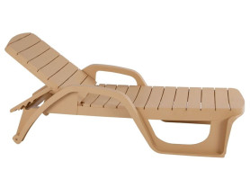 Лежак Прованс (пластик) бежевый арт.3730-MT002