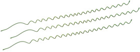 Поддержка Green Apple спиральная 100см (3шт.) GSS1000