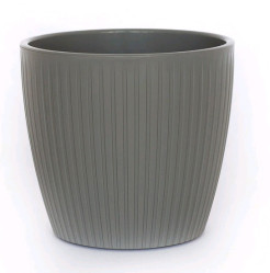 Кашпо Эви VipSet 3л. Серый