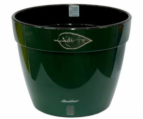 Кашпо АСТИ 4л. Зеленый-Черный (Santino)