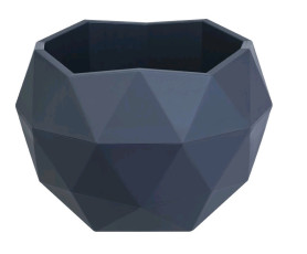 Кашпо Топаз 0,45л антрацит (КШ-9115)