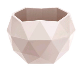 Кашпо Топаз 0,45л кремовый (КШ-9154)