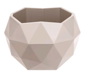 Кашпо Топаз 0,45л пудровый (КШ-9113)