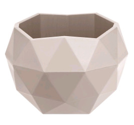 Кашпо Топаз 2,5л пудровый (КШ-9128)