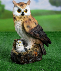 Фигура Семейство сов L17W13H26 626936/F439