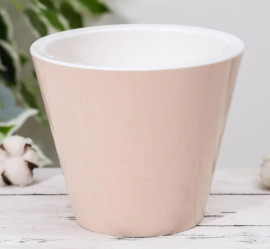 Кашпо Классика 5л пудровый (КШ-9313)
