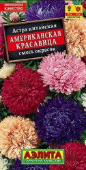 Астра Американская красавица, смесь сортов 0,2г. (Аэлита)