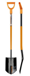 Лопата FINLAND штыковая с острым штыком 195х285х1300мм, цельнометалл. 2040