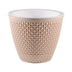 Кашпо Ротанг 2,25л пудровый (КШ-7946)
