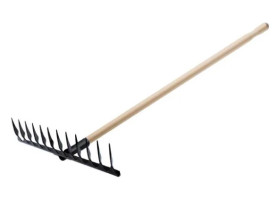 Грабли 12-ти зубые П-1-12-1500 с повернутым зубом с черенком Арти