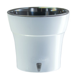 Кашпо Дали 5л белый-черный