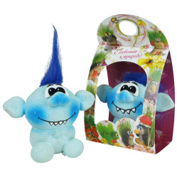 Травянчик Тролль голубой 13