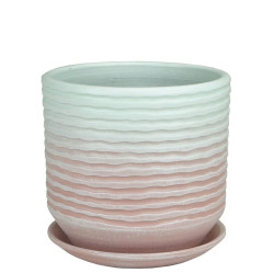 Г.кер. Зефир цилиндр мята/роз 18см 73-137