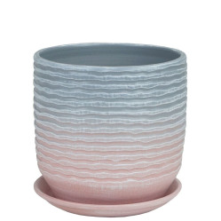 Г.кер. Зефир цилиндр сер/роз 18см 73-138