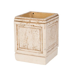 Горшок Куб Альфа №1 (шамот) 20х20см, h21см, v5л., арт.1517