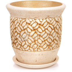 Горшок Латона №1 (шамот) d33см, h33см, v14л., арт.1435