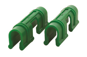 Зажим для крепления плёнки к дугам 10мм. 18шт./уп. (арт.КА0566)