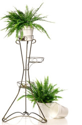 Кованая Подставка Лоза на 3 цветка 14-103-BG