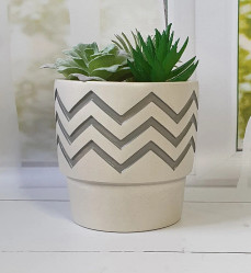 Кашпо Арне VipSet 0.56л. слоновая кость