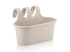 Балконный ящик Камелия подвесной 3л. Белый (Santino)