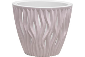 Кашпо Вдохновение 2,25л бежево-розовый (КШ-8646)