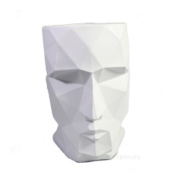 Ваза Голова (белый) 718198/К175