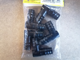 Уголок для капельной трубки DN16 AD7229 (набор 5шт) ЦС