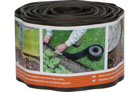 Лента бордюрная БЛ-10/9 Коричневый 10см. дл.9м.