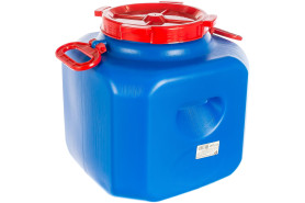 Бочка 30,0л. Дачная квадратная цветная (Ижевск)