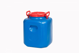 Бочка 40,0л. Дачная квадратная цветная (Ижевск)