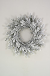 Венок Романовский заснеженный 65см. Max Christmas ВРМЗ 65