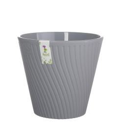 Кашпо Луи VipSet 2,7л серый