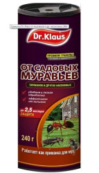 Dr.Klaus Гранулы от МУРАВЬЕВ и других насекомых, банка 240гр.