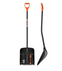 Лопата снеговая FINLAND 370х450х1500мм с алюминиевым черенком 2187-Ч