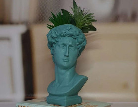 Декор для дома Давид 16см мята металлик VipSet