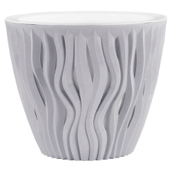 Кашпо Вдохновение 5,7л. Серый жемчуг (Арт. КШ-9678)