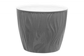 Кашпо Венеция 3л. Серый жемчуг (Арт. КШ-9647)
