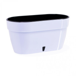 Балконный ящик двойной ASTI 500 12 Л. Белый-Черный