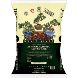 Грунт Живая земля Денежное дерево-Кактус-Алоэ 5л.