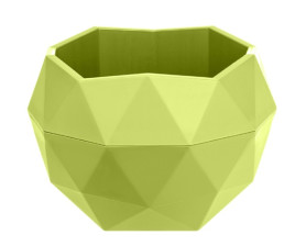 Кашпо Топаз 0,45л фисташковый (КШ-9642)